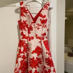 Eva Franco rose relief dress